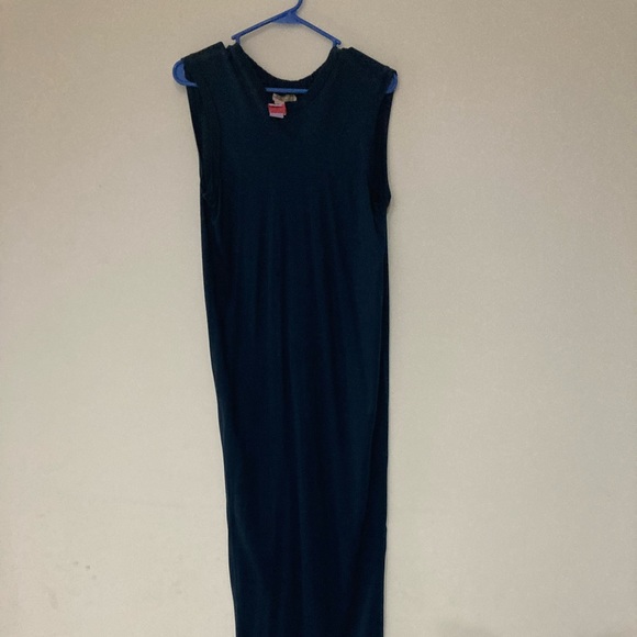FOREVER 21 woman’s size small navy maxi dress - Picture 3 of 4